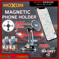 MOXOM Magnetic Car Holder 360 Degree Rotatable Car Mount Stand Magnetic Dashboard Car Phone Holder MX-VS34