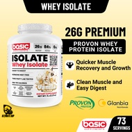 Basic Supplements, Basic Whey Isolate, High Provon Whey Isolate, Clean Whey, Fast Absorption for Mus