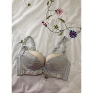 Si bra size 70/75 AB light blue mixed with rubber leather