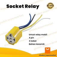 4-pin Ceramic Relay Socket 4-pin Car Relay Socket