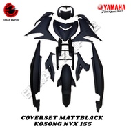 COVERSET NVX 155 V1/V2 SET KOSONG /PLAIN KOSONG HITAM (MATTBLACK)