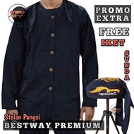 anggosae Stelan Baju Pangsi Bestway Premium Promo Free Pin + Iket Sunda Baju Adat Sunda Pangsi Stela