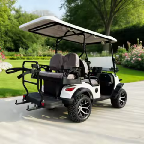 2025 New Model 4 Seat Electric Golf Cart Lithium Golf Scooter 5KW 7.5KW Electric Off-Road Buggy Golf