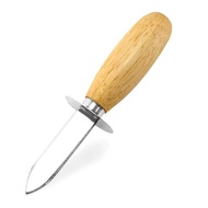 Stainless Steel Oyster Opener Oyster Knife Wooden Seafood,Shell Food,Shellfish Opener Tool Pisau Tir