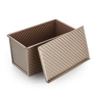Mold with Lid Loaf Pan Bread Pan Toast box Toast Acuan roti Rectangle 450g Non Stick Loaf Tin Bread