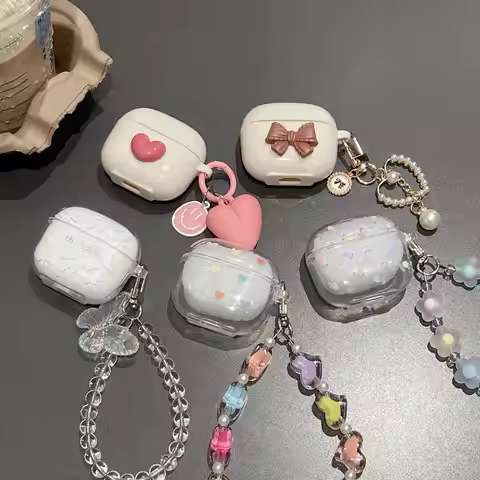 1pc Earphone Cases with Bracelet for Lenovo LP40 / LP40 Pro Protective Cover Headphone Accessorie Pr