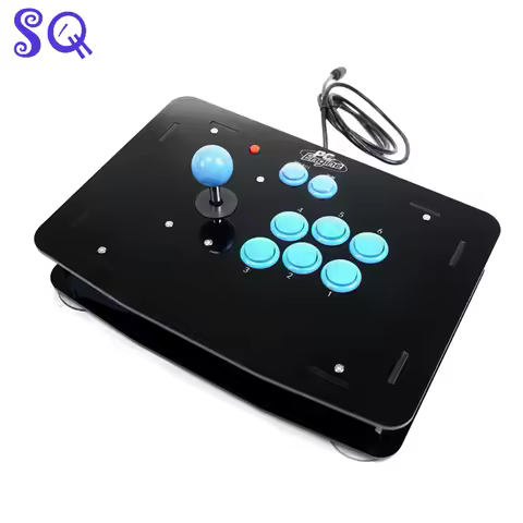Konami PCE Joystick Arcade Joystick Smash Box Style Arcade Game Console Fight Stick Game Controller 