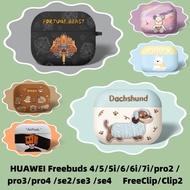 For Huawei freebuds 4/5/6/5i/6i/7i case Shockproof Headphone Case Cover Huawei freebuds 5i/6i case S