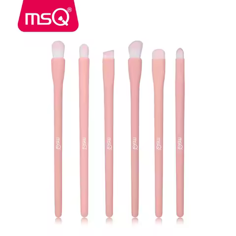 MSQ Eyeshadow Brush 6PCS Makeup Brushes Set Blending Eyebrow Lip Detail Eye shadow Brush Beauty Cosm