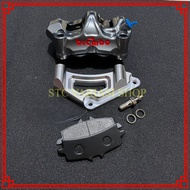 GP4RX CALIPER SET TIGER CB150R SONIC 125 GL MEGAPRO FRONT DISC GP4RX GP4RS 4 PISTON 4P CNC BONUS BOL