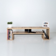 Looms ชั้นวางของ รุ่น GEWIN-B ขนาด 105X29X29.5 ซม. สีลินด์เบิร์กโอ๊ค (105x29x29.5 ซม.)