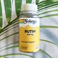 รูทิน แคปซูลมังสวิรัติ เสริมสุขภาพ (Solaray®) Rutin 500 mg 90 VegCaps