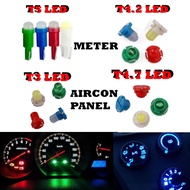 CAR MOTORCYCLE LED T5 T3 T4.2 T4.7 LIGHT BULB PROTON METER BULB AIRCON PANEL DASHBOARD VIVA WIRA 1PC