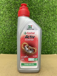 Dầu Nhớt Mát Máy Tay Ga Castrol Activ Scooter 10W40 ( 1L & 0.8L )