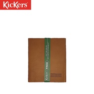 Kickers Genuine Leather Button Small Vintage Vertical Wallet #KDOS50782