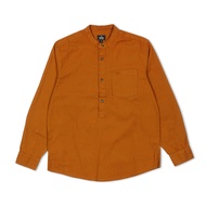 M.Gee Kemeja Koko Brown Mgee Baju koko Terbaru Autus C057