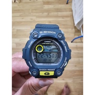 Slightly used Casio G-Shock G-7900-2DR Module 3194 Blue digital watch (Mat Moto) (Marco distributor)