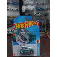 HIJAU HOT WHEELS 85 HONDA CITY TURBO II REGULAR GREEN TREASURE HUNT (RTH)