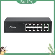 POE Switch 100Mbps Ethernet Switch POE Splitter IEEE 802.3af/At for IP Camera Wireless AP