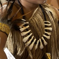 Papuan ethnic fashion tooth necklace, ethnic necklace,papua necklace, teeth necklace, accessories, e