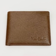 🇫🇷 Pierre Cardin 法國牛皮真皮啡色薄身有窗短款銀包 France Simple Leather Wallet with Photo / ID Card Window in coffee