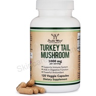 Turkey Tail Mushroom - Double Wood 120 Capsules  Immune System Support