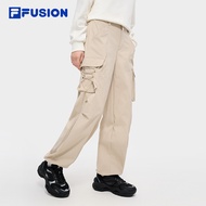 FILA FUSION INLINE URBAN TECH FUTURE TECH STREET Women Woven Pants Cargo Pants with Side Pockets (Bl