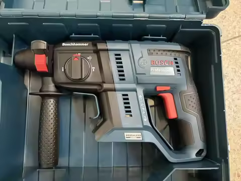 Bosch GBH 180-LI 18V Cordless Rotary Hammer, SDS Plus Brushless Impact Drill Rechargeable Power Tool
