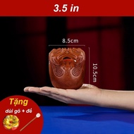 Mõ Tụng Kinh ,mõ gõ vàng kèm dùi gõ đế. Mõ gỗ đài loan ( vật phẩm thờ cúng)