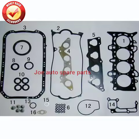 D17A8 D17A6 Engine Full gasket set kit for Honda Civic VII em2 eu3 1.7L 2001-2005 06110-PLC-010 0611
