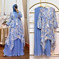 REALPICT COD SET ATHAYA INNER + OUTER BAHAN CERUTY MOTIF & PLISKET TERMURAH BEST SELLER TANGAN PER