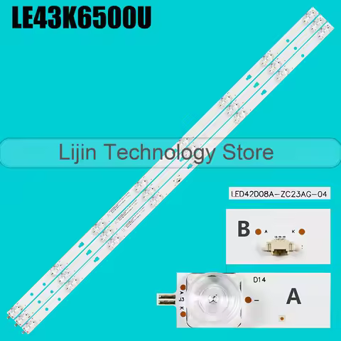 LED Strip For LED42D08B 43V31 LE43K6000SF LE43K6500SA LED42D08A-ZC26AG-01 LE43K6500TF LE43K6500U LED