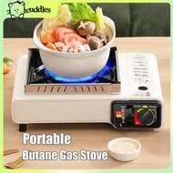 CUDDLES Portable Butane Gas Stove Outdoor Gas Stove Butane  Safety Explosion Bounce Butane Stove Por