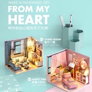 (PDH) CUTE ROOM - DIY HOUSE MINIATURE HOUSE CORNER 3D MINIATURE HOUSE/ 3D DOLL HOUSE/ DOLL HOUSE/