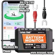 6V | 12V | 24 Volts Wireless Bluetooth AGM Gel EFB Lead Acid Lithium Battery Health Monitor Tester F
