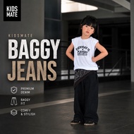 Baggy Jeans by Kidsmate Seluar Jeans Budak Lelaki Seluar Jeans Baggy Budak Lelaki