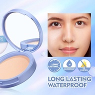 SACE LADY Compact Powder (Lasting Waterproof Setting Powder )Oil Control Matte Flawless Face Pressed