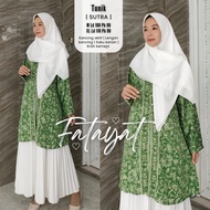 GAMIS BATIK MUSLIMAT NU SERAGAM BATIK NU / BAJU PENGANJIAN GAMIS MUSLIMAT FATAYAT SEMI SUTERA