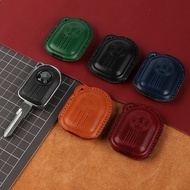 Leather Car Key Case Cover For Peugeot Django 150 Motorcycle Key Cover Case Scooter Leather Key Chai