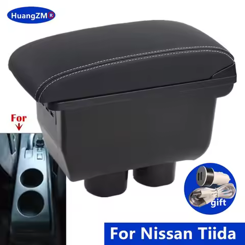 For Nissan Tiida C11 Armrest For Nissan Sylphy Versa Tiida Latio Car Armrest box Interior Center Sto