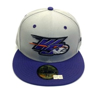 New Era Cap Original 59Fifty MiLB Winston Salem Dash Grey Purple
