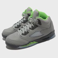 Nike Air Jordan 5 Retro GS 大童 女鞋 銀灰 綠 Green Bean AJ5 DQ3734-003