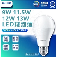 Next Day With Philips LED Bulbs Easy-Saving Eye Protection No Blue Light Strobe E27 Power Saving 9W 