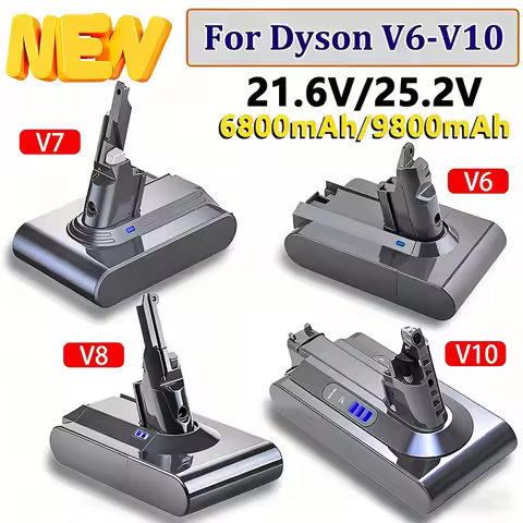 100% New Vacuum Cleaner rechargeable Battery for Dyson V6 V7 V8 V10 Series SV07 SV09 DC62 DC58 DC31 