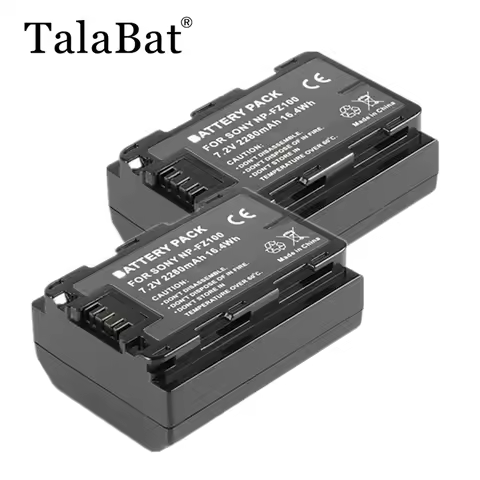 2280mah NPFZ100 NP-FZ100 NP FZ100 Battery for Sony 7R Mark III, A7III, A7SIII, A7R III, A7RIV, A7R 2