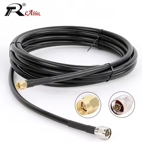 1PC LMR300 Cable SMA Male Female to N Male N Female Connector 50-5 RF Coaxial Cable N to SMA RF Adap