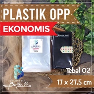 Plastik Opp 17x27,5 Cm Plastik Opp Seal /  Plastik Opp Lem 02 Mic 