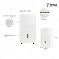 Máy hút ẩm Tahawa TH-300 EDH10TRBW1 (20 lít phòng 42m2) - Hàng chính hãng - Bảo Hành 2 Năm