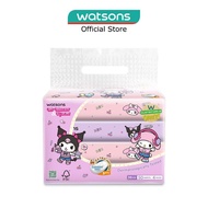 WATSONS Sanrio My Melody & Kuromi M Travel Tissue 3 Ply 50s x 4 Packs