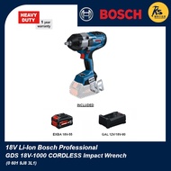 BOSCH 18V Cordless GDS 18V-1000 Impact Wrench Professional ( 0 601 9J8 3L1 )